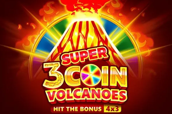 Super 3 Coin Volcanoes slot cover